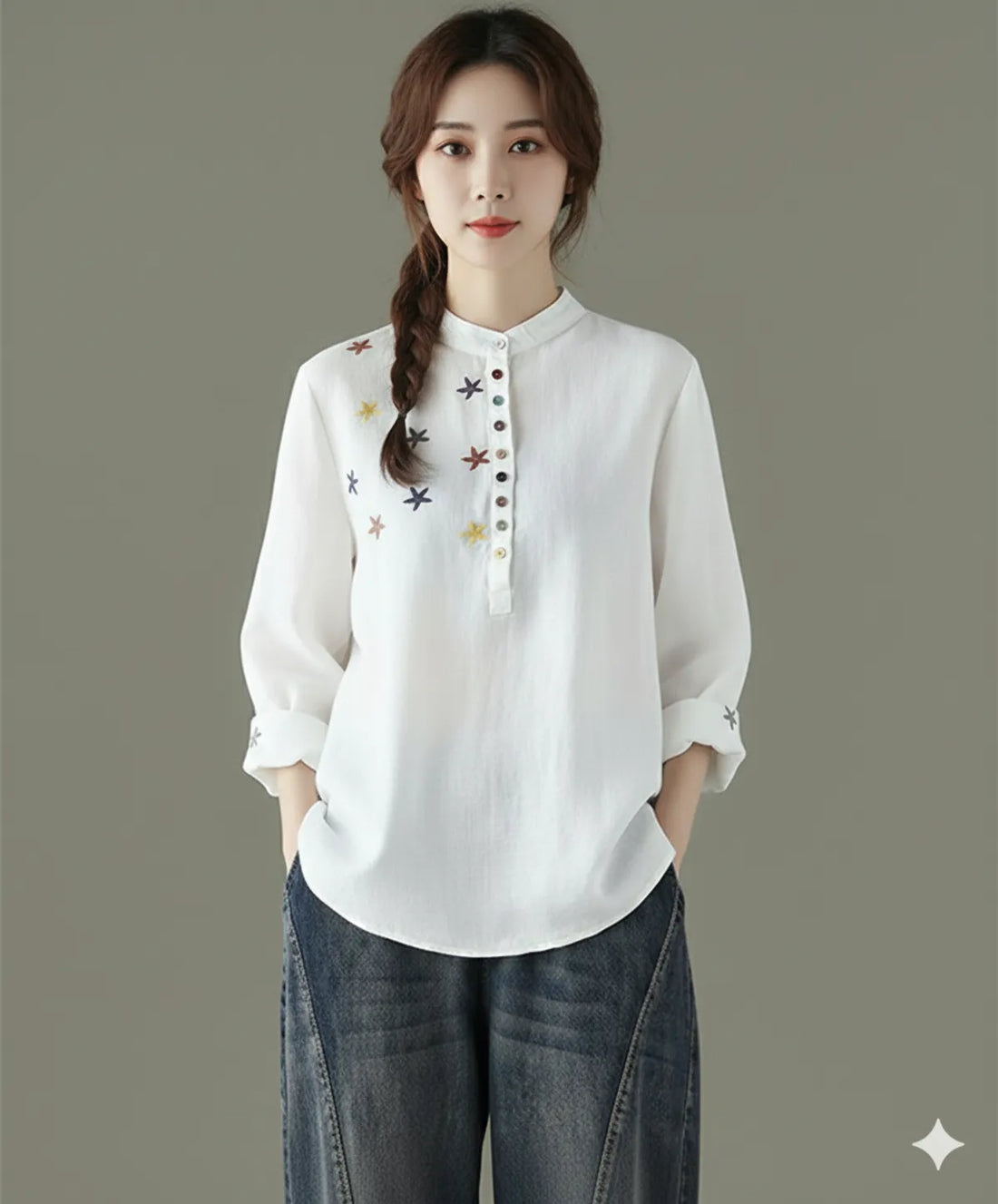 Cotton embriodery Kurta for Women