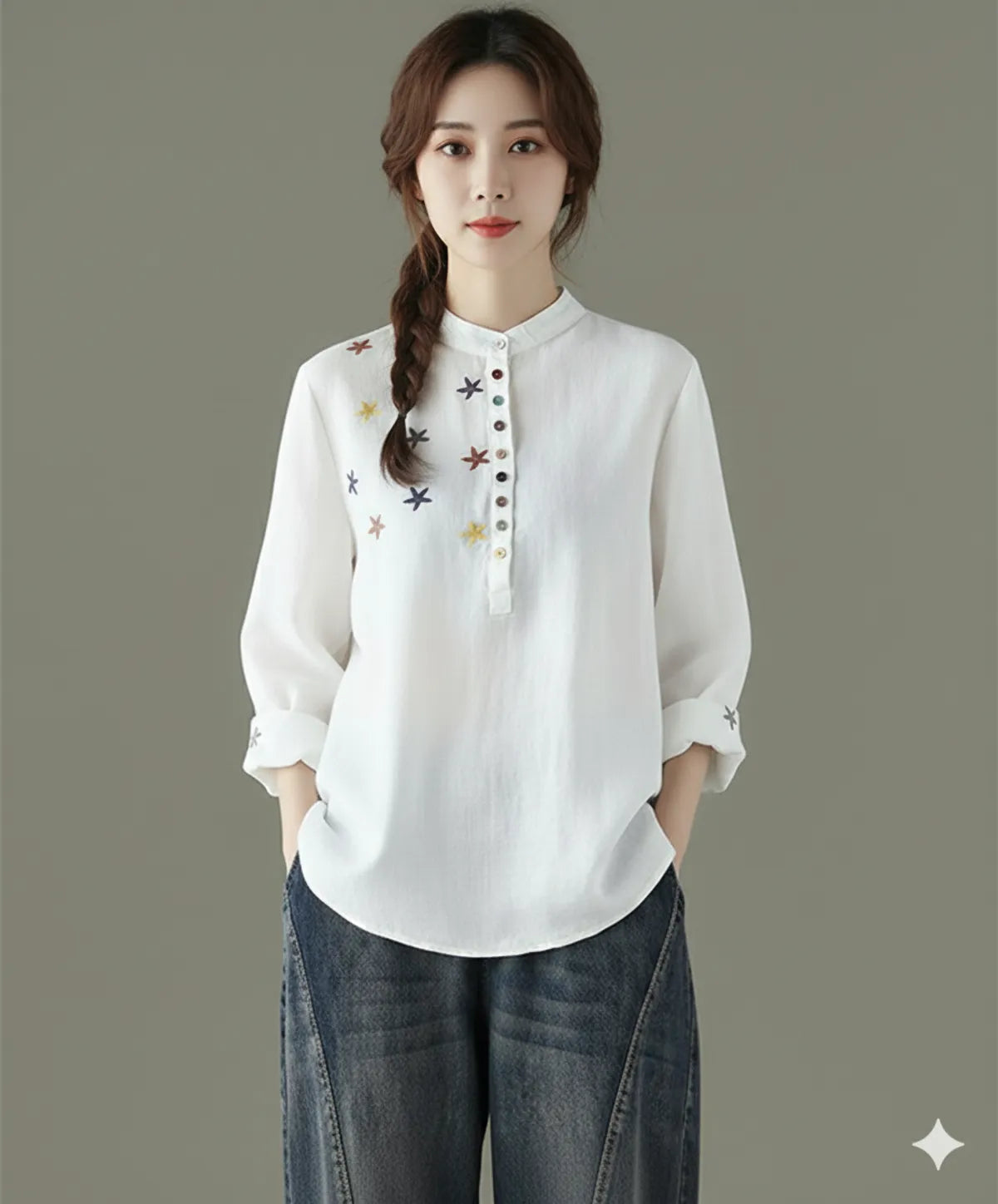 Cotton embriodery Kurta for Women