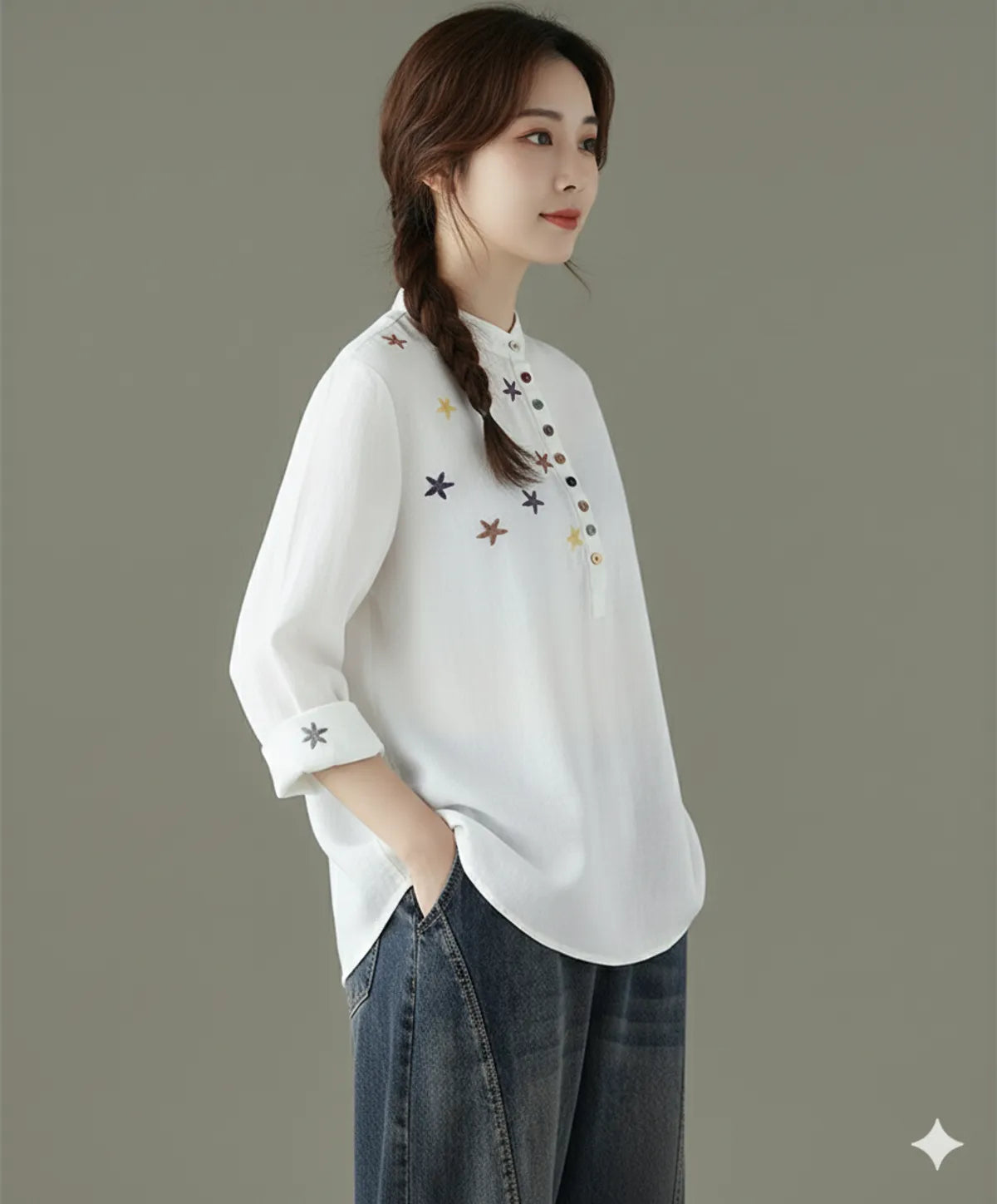 Cotton embriodery Kurta for Women