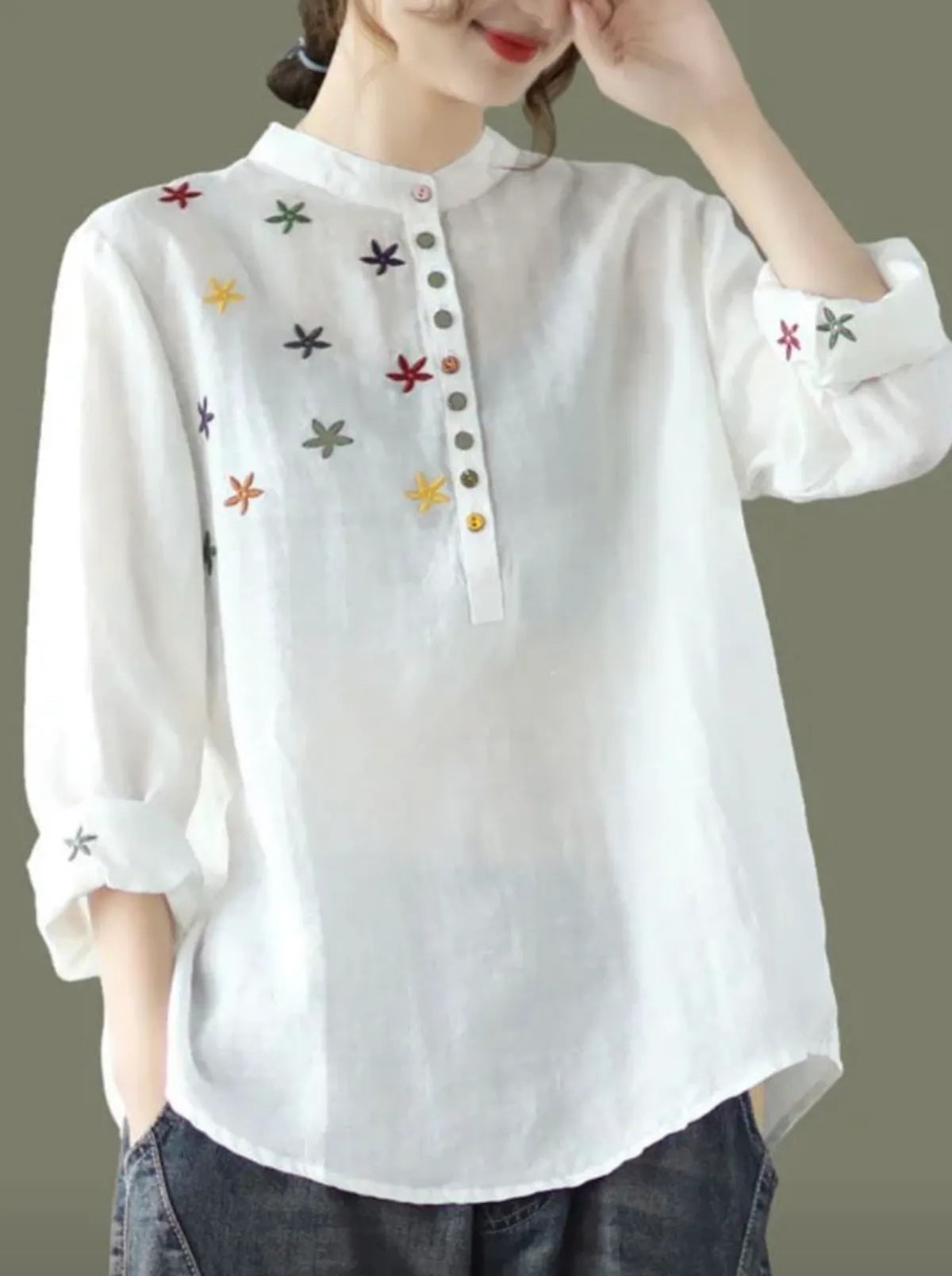 Cotton embriodery Kurta for Women