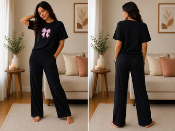 Co-ord set for women black