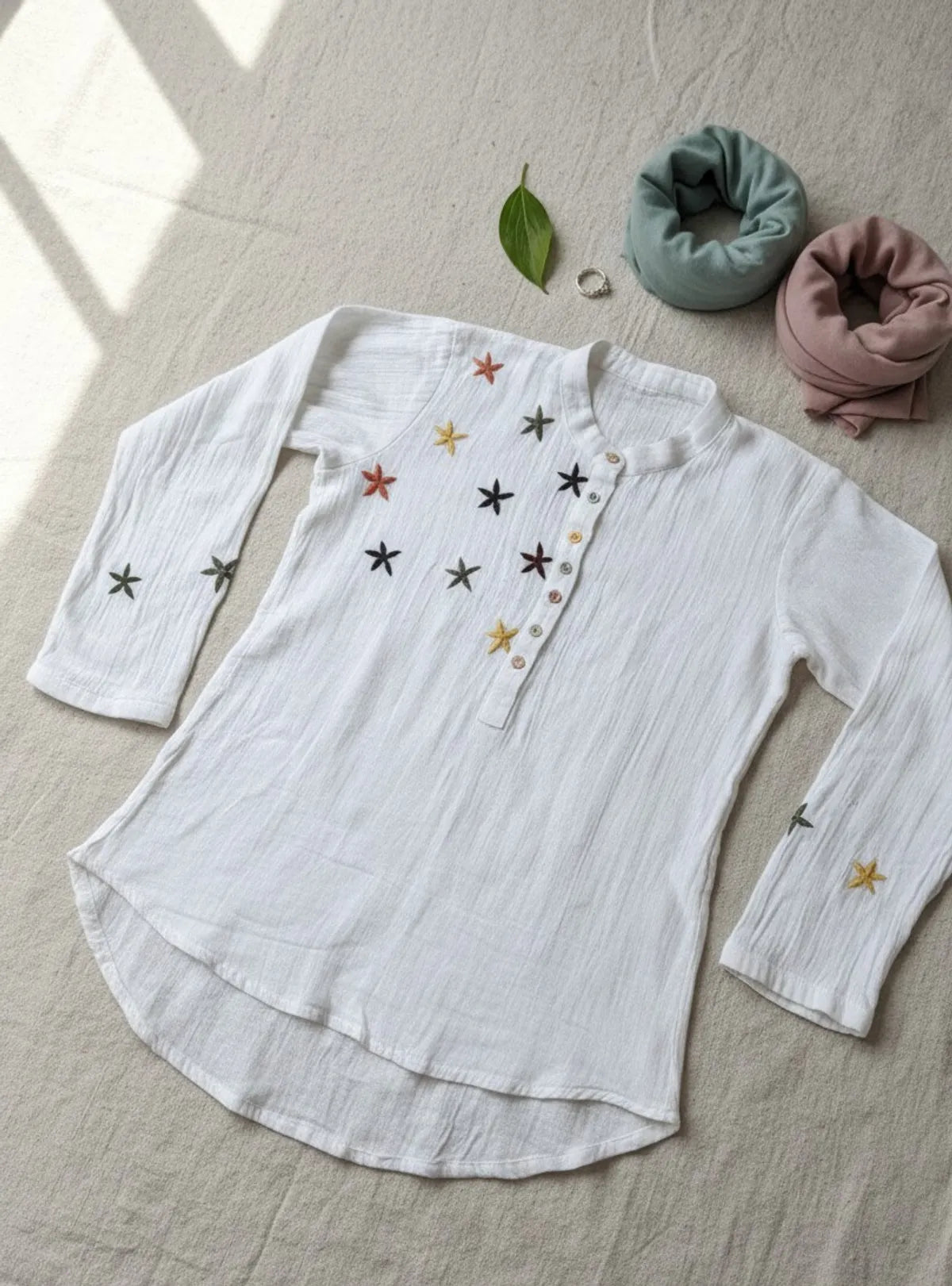 Cotton Kurta For Women Embroidered