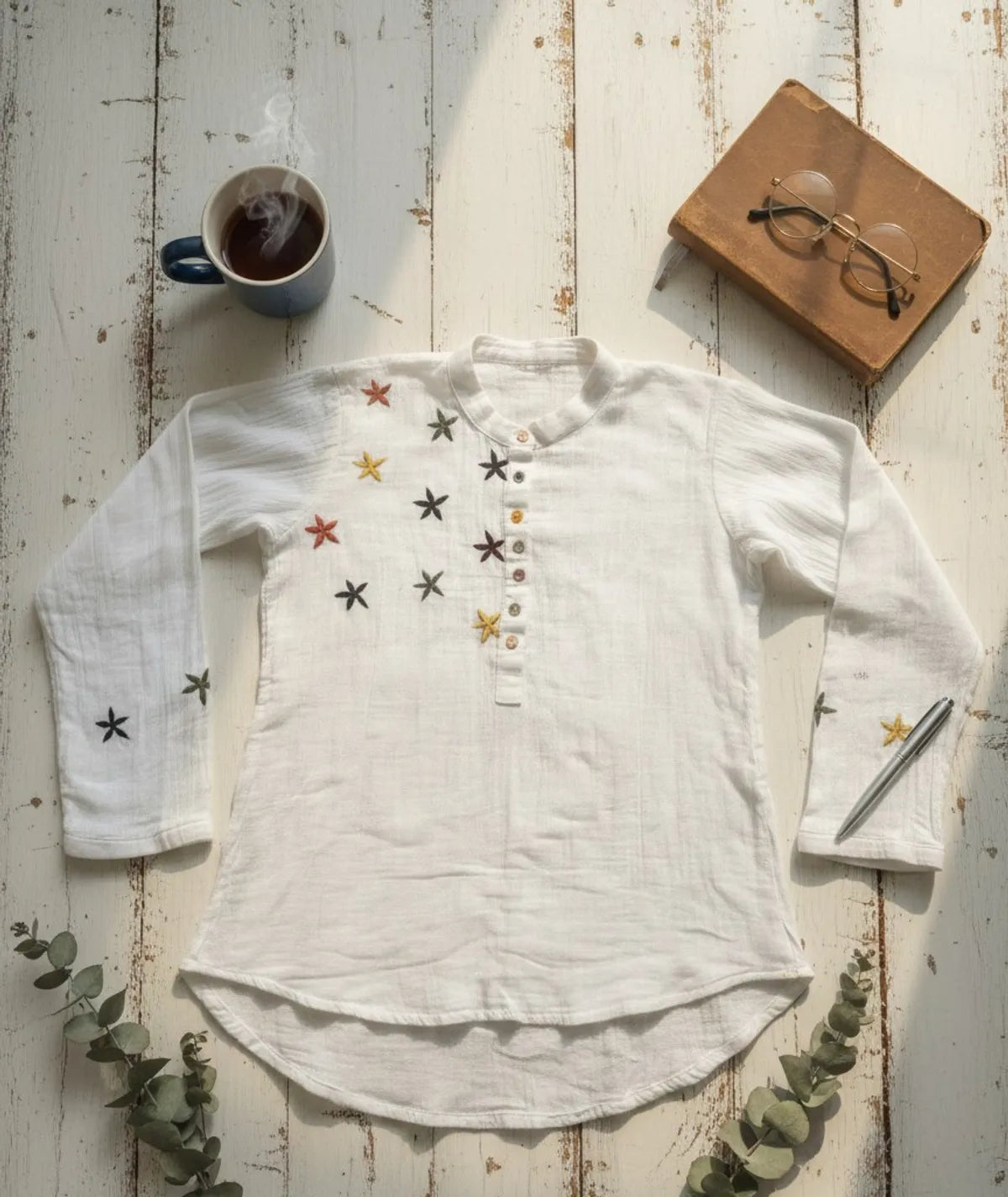 Cotton Kurta For Women Embroidered